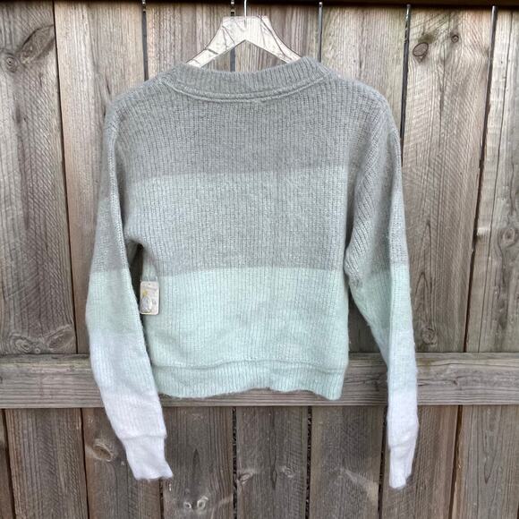 Free People Sweater Autumn Sky Pullover Crew Neck Classic Casual Size XS NWT - Picture 2 of 11